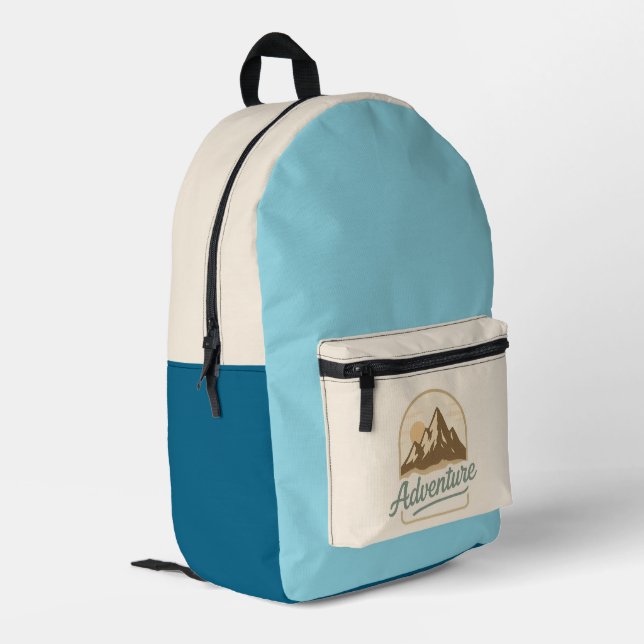 Mochila Aventurera Bedruckter Rucksack (Rückseitige Ecke links)