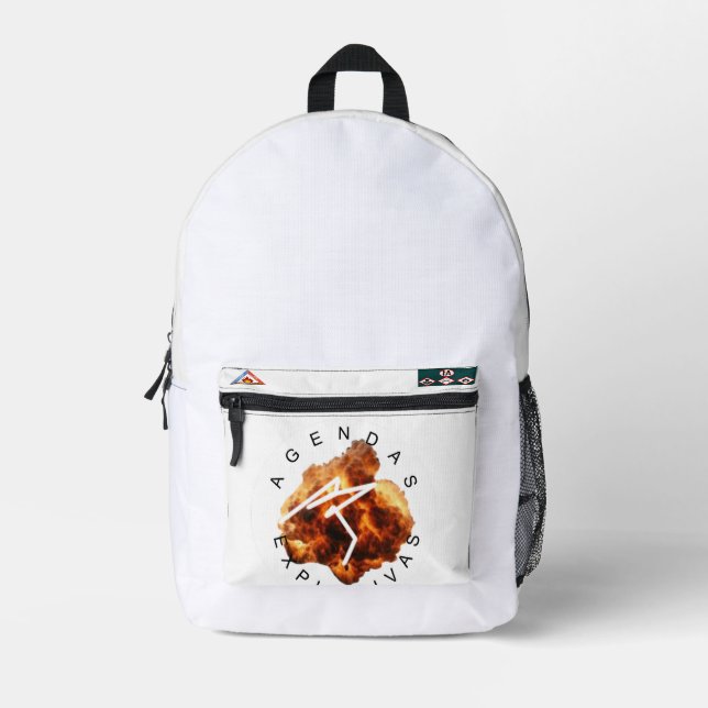 Mochila Flámea y Explosiva Bedruckter Rucksack (Vorderseite)