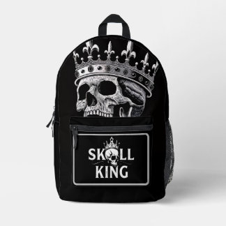 Mochila, negra, sencilla bedruckter rucksack