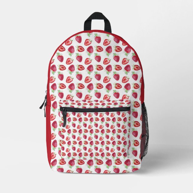 Mochila strawberries bedruckter rucksack (Vorderseite)