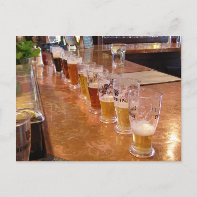Möchten Sie Beer Postcard? Postkarte (Vorderseite)