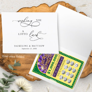 Möchten Sie ein Lotto Luck Gunst Lottery Card Hold