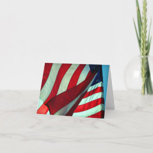 Möchten Sie eine Happy Veterans Day Note Card Dankeskarte