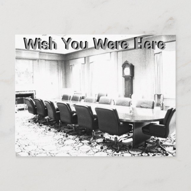 Möchten Sie hier sein? Einladungspostkarte (Vorderseite)