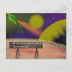 Möchten Sie hier sein? Postkarte