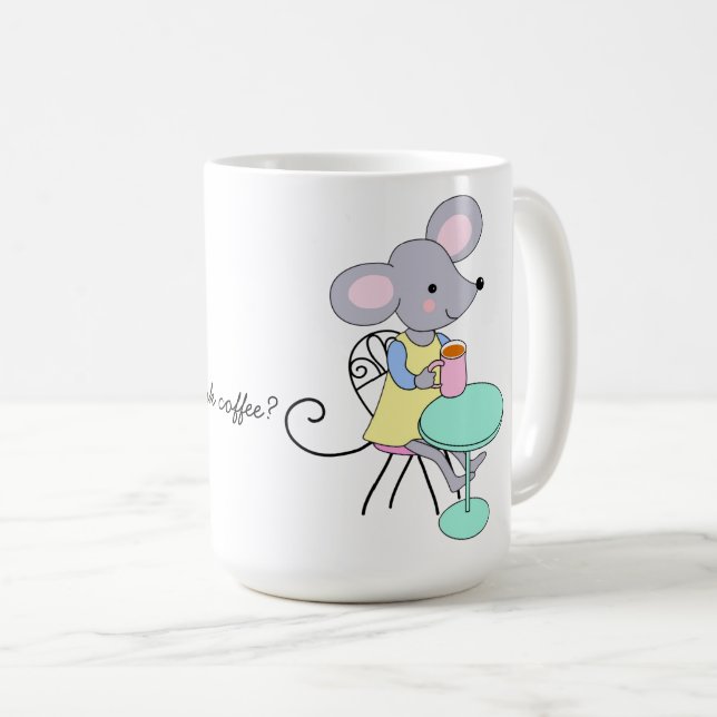 Möchten Sie Kaffee trinken? Kaffeetasse (VorderseiteRechts)