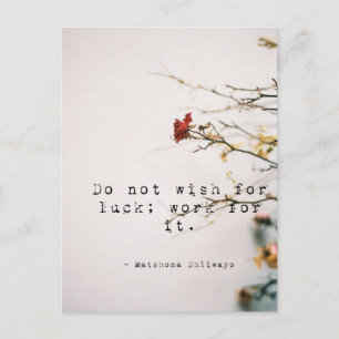 Möchten Sie keine Inspiration-Postkarte haben? Postkarte