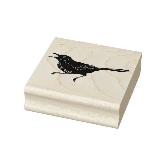 Mockingbird Einfache Illustration Gummistempel (Stempel)