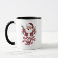 Mocktail-Mistelzweig Nüchterner Santa-Crew