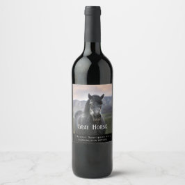 Mockup Gray HorCustom Wine Labels Weinetikett