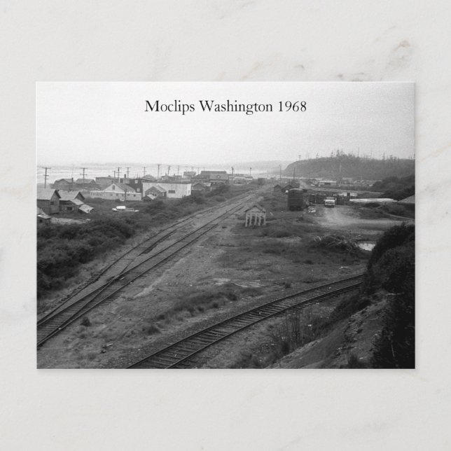 Moclips Washington 1968 Postkarte (Vorderseite)