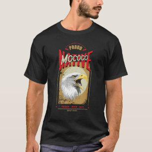 Mocogo Native American Eagle Spirit Vintag Honorar T-Shirt