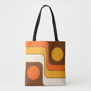 Mod 1970s Retro Style Geometric Design