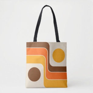 Mod 1970s Retro Style Geometric Design