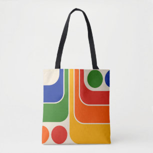 Mod 1970s Retro Style Geometric Design