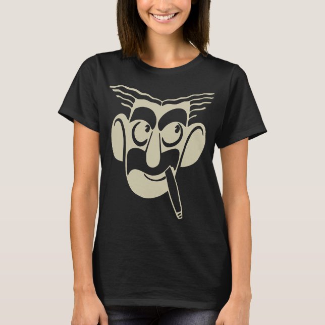 Mod.2 Groucho Marx Brothers Artist Actor Comedy T-Shirt (Vorderseite)