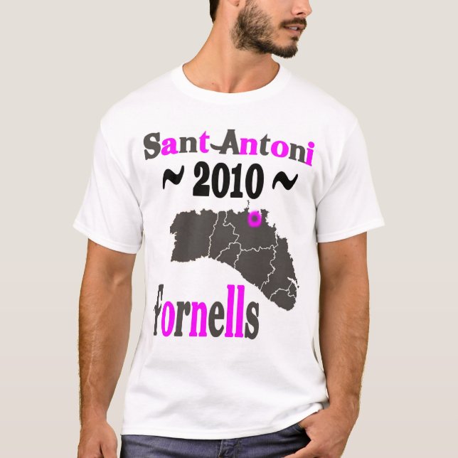 Mod.3,- FORNELLS -, Sant Antoni 2010 T-Shirt (Vorderseite)