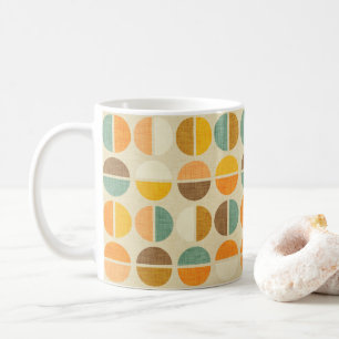Mod Abstrakt Circle Earth Beige Kaffeetasse