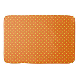 'Mod Accents' Orange/Yel/Polka Dots LG Badematte