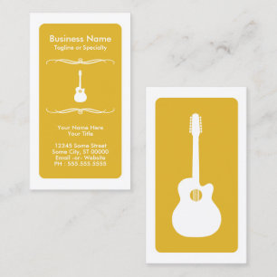 Mod-Akustikgitarre-Visitenkarte Treuekarte