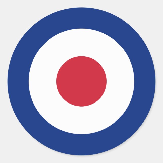 Mod-Aufkleber Runder Aufkleber (Vorderseite)