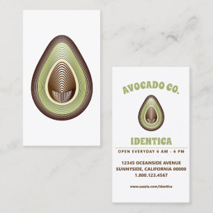 Mod avocado visitenkarte