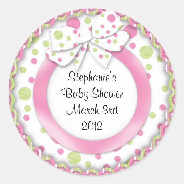 Mod Baby Cupcake Stickers (Vorderseite)