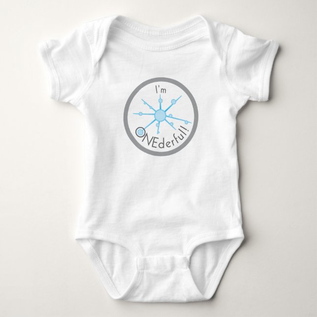 MOD bin ich ONEderful Baby Strampler (Vorderseite)