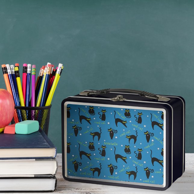 Mod Black Cats Individuelle Name Metall Brotdose (Von Creator hochgeladen)