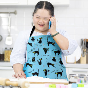 Mod Black Cats Individuelle Name und Phrase Schürze