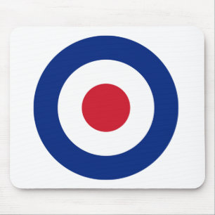 MOD Blue Red and White Mouse Pad   MOD Geschenke Mousepad