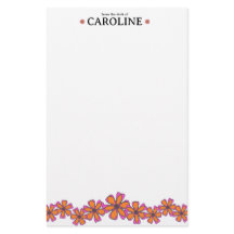 Mod Blume Personal Stationery