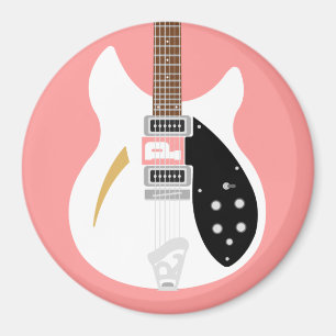 Mod-Brite-Pop-Kunstgitarren-Kühlschrank Magnet