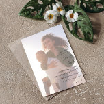 MOD Calligraphy w Duo Foto Save the Date Einladung<br><div class="desc">Holen Sie sich Freude für Ihre schöne Hochzeit,  indem Sie Ihre moderne & schicke MOD Kalligraphie mit Duo Foto Save the Dates mit Ihrem Foto & moderne Kalligraphie.</div>