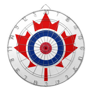 Mod Canada Curling Hockey Target Roundel Dartscheibe