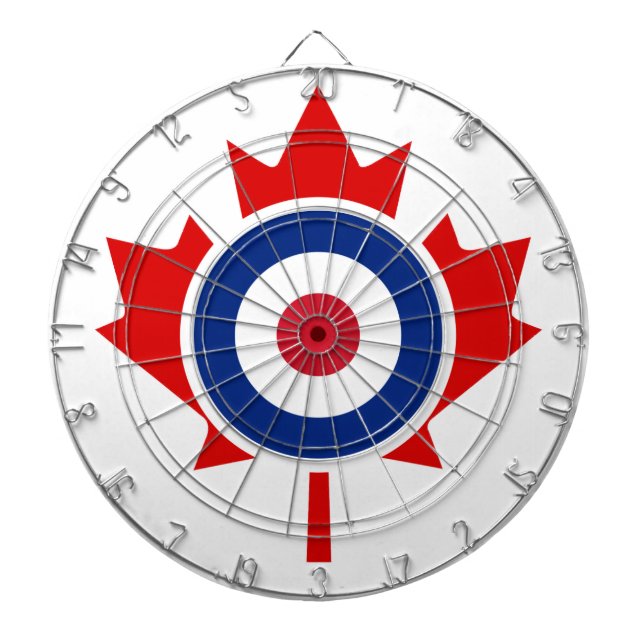 Mod Canada Curling Hockey Target Roundel Dartscheibe (vorne)