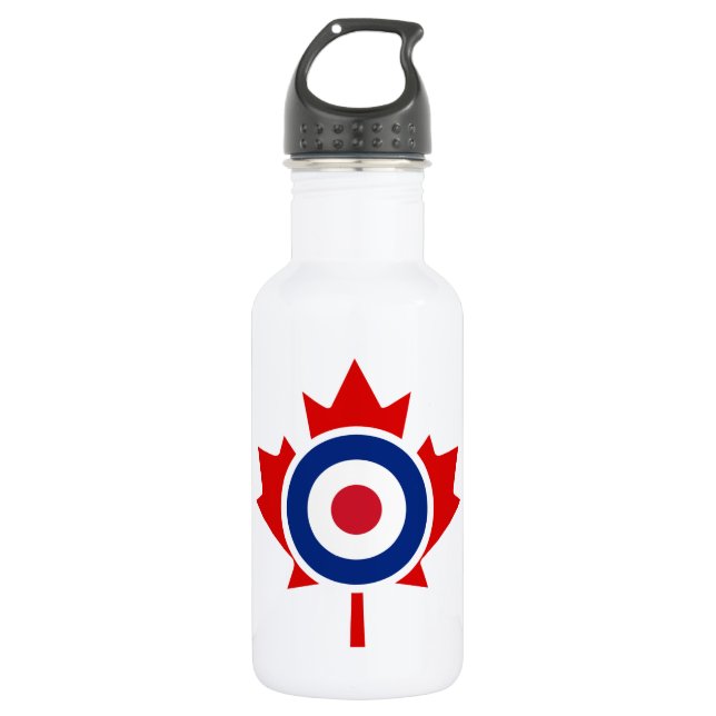 Mod Canada Curling Hockey Target Trinkflasche (Vorderseite)