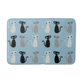 Mod Cats Custom Color Bath Mat Badematte