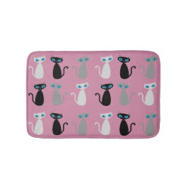 Mod Cats Custom Color Bath Mat Badematte