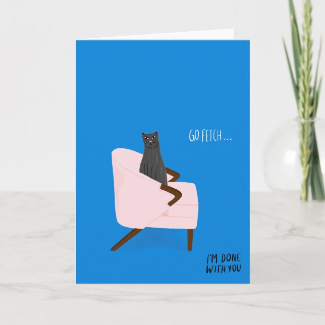 Mod Cats - Go Fetch Karte (Vorderseite)