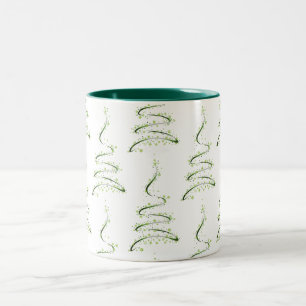 *MOD CHRISTMAS TREE* CHRISTMAS ZWEIFARBIGE TASSE