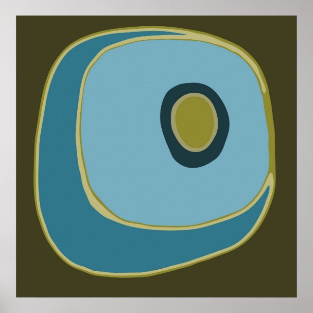 Mod Circle 6 - Kunstdruck Poster (Vorne)