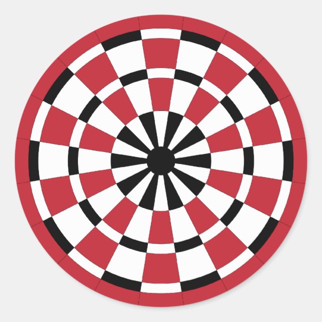 Mod Dartboard Runder Aufkleber (Vorderseite)
