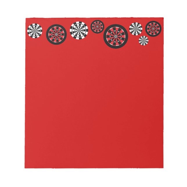 Mod Dartboards Notizblock (Vorderseite)