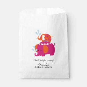 Mod Elephant Babydusche Gefälligkeitsflaggen Geschenktütchen