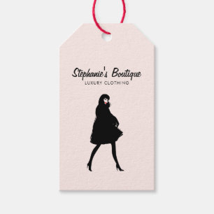 Mod Fashion Girl Boutique Pink Geschenkanhänger