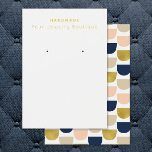 Mod Fish Sctern Muster Earring Display Cards