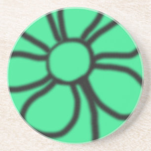 Mod Floral Untersetzer (grün)