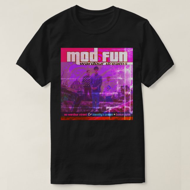 MOD FUN Wardour Dreams Artwork T - Shirt dunkel (Design vorne)