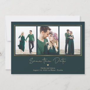 Mod Gallery Editable Color Save the Date Card Dankeskarte
